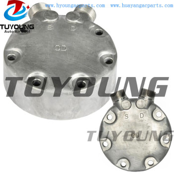 Factory directly sale Sanden (CD) auto air conditioning compressor rear head, compressor spare parts