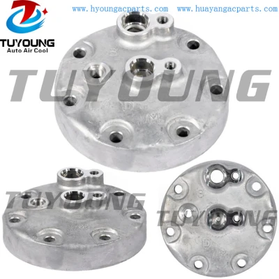stable performance high quality Sanden (WM) auto air conditioning compressor rear head, compressor spare parts