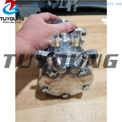 favorable price SD5H09 SD 505 Auto a/c compressor rear head / plate with flare port