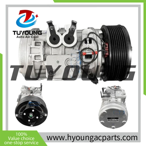 China manufacture high quality 10P15 Auto ac Compressor for Mercedes Benz Accelo A815/915/L98/Axor 2638 24V 8PK A9042300811 2R2820803C