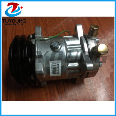 China product and high quality auto ac compressor for SD7H15 24V 2PK 132MM