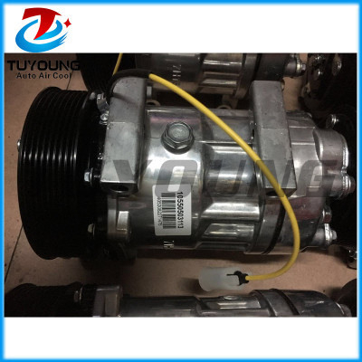 China product and high quality auto ac compressor for SD7H15 24V 8PK 132MM