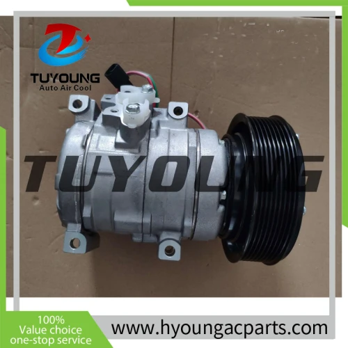 TUYOUNG cheap price 10s15 auto AC compressor for Caterpillar 140mm 8pk 24v