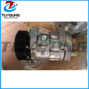 TuYoung high quality auto ac compressor for SD7H15 24V 8PK 119MM