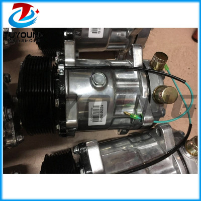 China product and high quality auto ac compressor for SD7H15 24V 8PK 119MM