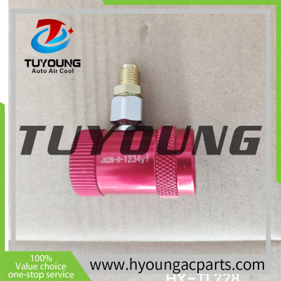 hot selling factory outlet 1234YF auto ac Adapters and Couplers hight pressure Adapters