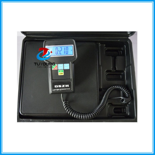 Electronic refrigerant charging scale,  LCD display / Max 100 kg and accuracy of +/-0,5% Reading