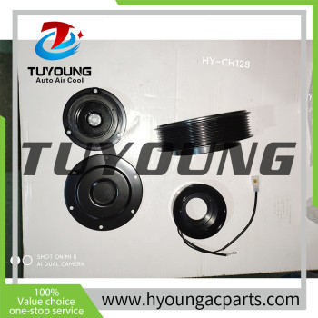 10PA17C Auto air conditioning compressor clutch 447100-2380 447100-2380 RE52508 8PK 145mm 12V