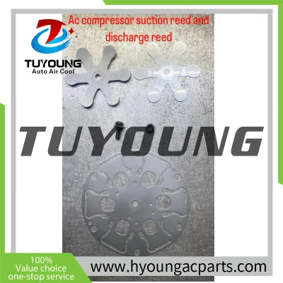 TuYoung auto ac compressor suction reed discharge reed,  ac compressors complete assembly Gaskets