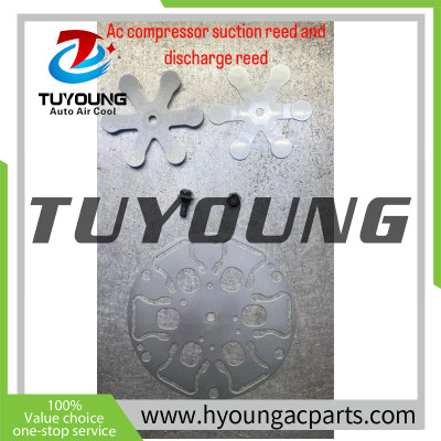 TuYoung auto ac compressor suction reed discharge reed,  ac compressors complete assembly Gaskets