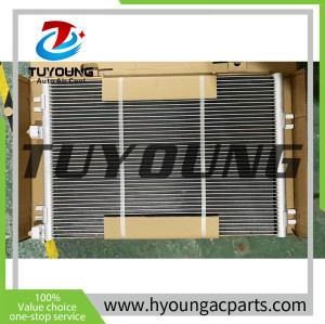 Auto AC Condensor Volvo CE A25F A25G A35C A35F A40G L110F L110H L120G 16232085 VOE16232085 Size 430*650*28mm