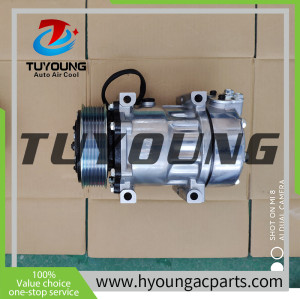 SD7H15 6023 8290 ac Compressor Scania heavy duty truck 1853081 1888033 10570893 10573128 2472901 570893