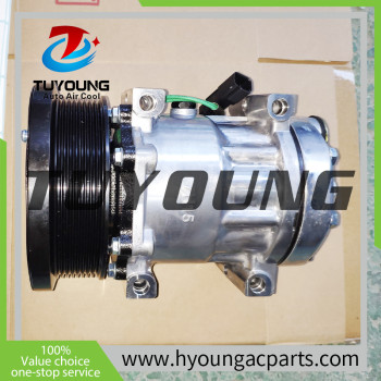 TUYOUNG SD7H15 4769 auto AC compressor Caterpillar Case IH New Holland tractor 4301 1630872 2777245 2374857 4649988