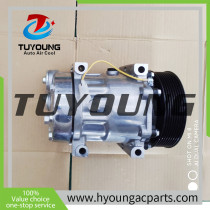 SD7H15 auto ac compressor VOLVO Engineering Vehicles Tractors Excavators VOE15082727 15082727 11412631 VOE14518635 14518635 8880100204