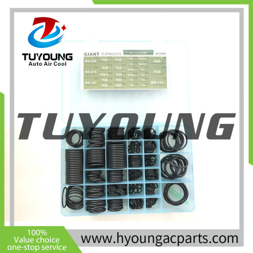 TUYOUNG 376 Pcs  28 ITs Kit Air Conditioning Car Auto Vehicle O-Ring Repair  28 sizes  HY-OR23