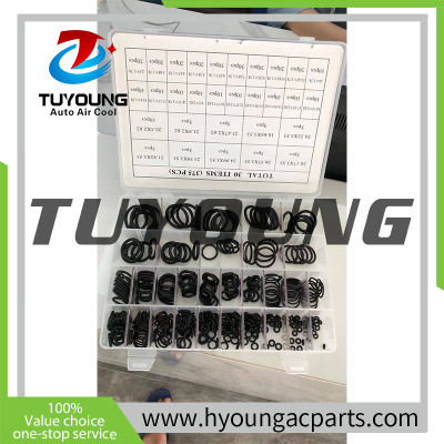 TUYOUNG 375 Pcs 30ITs O-ring Kit Air Conditioning Car Auto Vehicle O-Ring Repair  HY-OR29, China supply