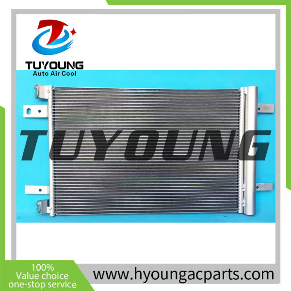 TUYOUNG 9673629780 9816746580 Auto air conditioning Condenser fit Peugeot 308 508 Citroen C4 HY-CN308 Core size 535*364*12 mm