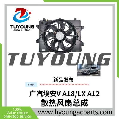 TUYOUNG  China manufacture auto air conditioner blower fan cooling fans assembly for GAC AION V A18/LX A12 , HY-FS66