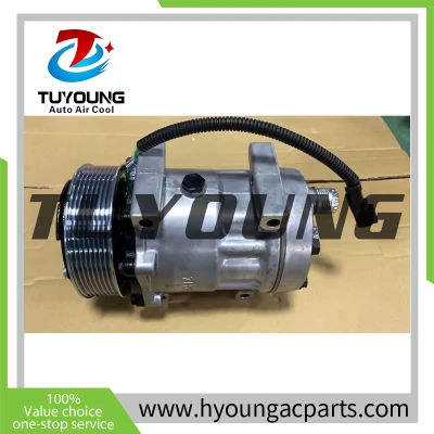 Sanden 7H15 8262 PV8 24V JCB 30926801 30/926801 heavy duty truck car a/c compressor