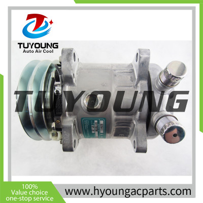 TUYOUNG  auto air conditioner compressor SANDEN SD5H11 87362509 for Case Tractor, HY-AC8062, offer OEM service