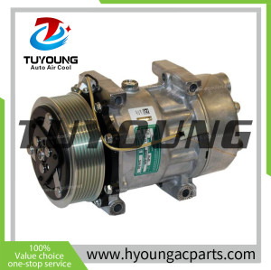 TUYOUNG  auto air conditioner compressor SANDEN FIX R134A  SD7H15 for RENAULT TRUCKS  VOLVO , HY-AC2259, offer OEM service