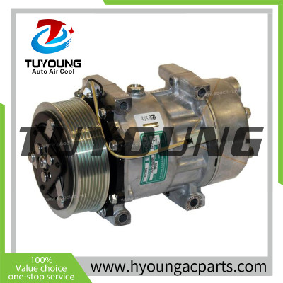 TUYOUNG  auto air conditioner compressor SANDEN FIX R134A  SD7H15 for RENAULT TRUCKS  VOLVO , HY-AC2259, offer OEM service