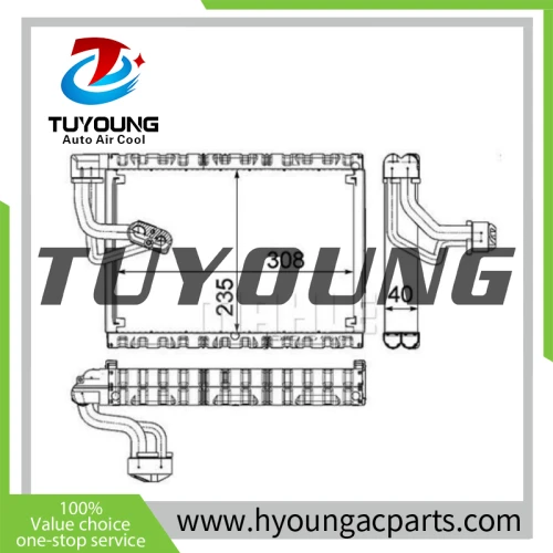 TUYOUNG Auto ac Evaporator Core for AUDI A4 2017  8K2898191A， HY-ET847, offer OEM service