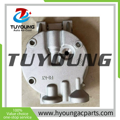 TUYOUNG China manufacture V5 auto air conditioning compressor rear head for HY-A-3203,REAR HEAD 14-1183NEW sealing washer type / Metal dicks seal / gasket