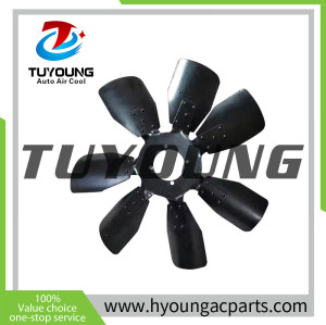 TUYOUNG  China manufacture auto air conditioner blower fans Deutz BF4M1013EC diesel engine spare part Fan 04209189, HY-FS75,  offer OEM service