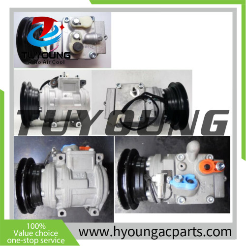 TUYOUNG  auto air conditioner compressor 10PA15C 24V for Hino Heavy-Duty Truck 447100-4122 88310-1510, HY-AC8063, offer OEM service