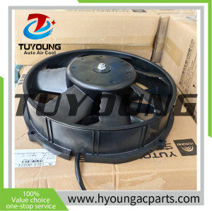 TUYOUNG  China manufacture auto air conditioner blower fans brushless electronic fan for YUTONG 1314-00374, HY-FS63,  offer OEM service