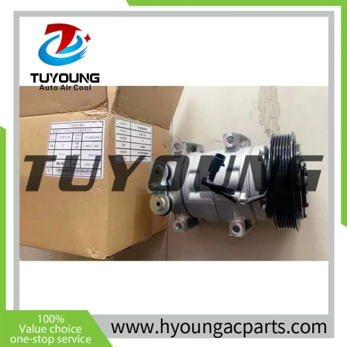 TUYOUNG  auto air conditioner compressor 24V for Dayun Heavy-Duty Truck 811BQS02000, HY-AC8055, offer OEM service