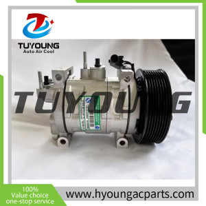TUYOUNG auto air conditioner compressor 12V / 24v Foton J a C, GY10S13DU，HY-AC8057, offer OEM service