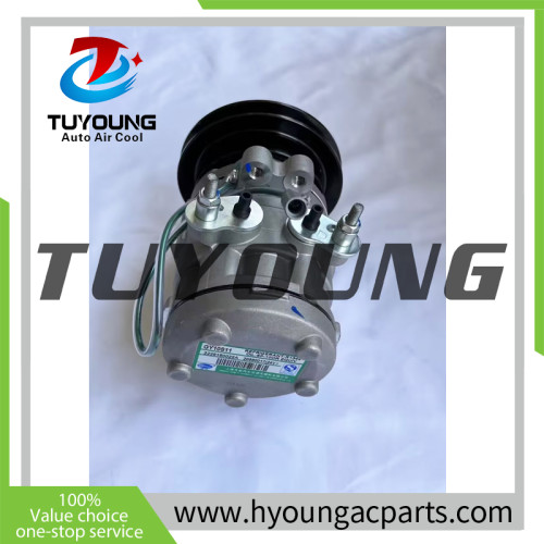 TUYOUNG  auto air conditioner compressor 24V for Weichai Heavy Machinery 490, GY10S11，HY-AC8058, offer OEM service
