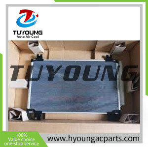 TUYOUNG China produce Auto air conditioning Condenser for TOYOTA Yaris, 884600D290 88460-0D290， HY-CN300 , offer OEM service