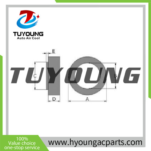 TUYOUNG China produce sanden PXC14 1734 1734P car auto ac compressor part clutch coil fit Opel Insignia 13367373,HY-XQ335