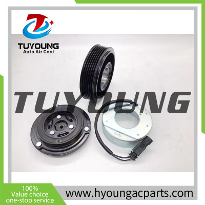 TUYOUNG DELPHI 6PK 110 mm 12v auto ac compressor clutch For OPEL CHEVROLET Bearing size 35x52x20MM