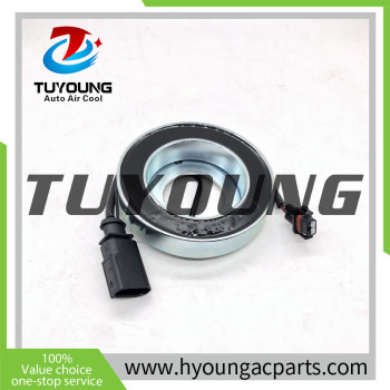TOYOUNG DENSO 6SAS14C Auto Air Conditioning Compressor clutch coil for VW Touareg 3.0 Diesel 2018, 4M0820803J, HY-XQ339