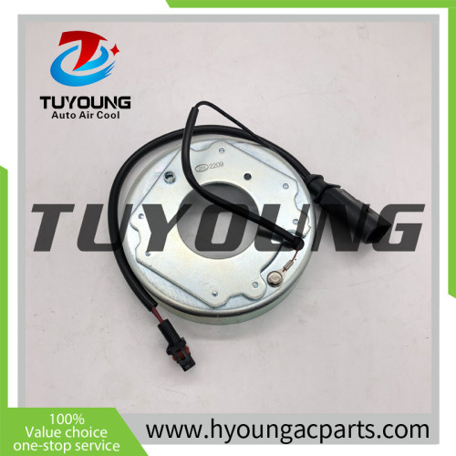 TOYOUNG DENSO 6SAS14C Auto Air Conditioning Compressor clutch coil for VW Touareg 3.0 Diesel 2018, 4M0820803J, HY-XQ339