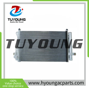 TUYOUNG China good quality auto air conditioning Condenser Parallel Flow for Hyundai Getz 1.4i 2002, 97606-1c100 976061c100，HY-CN357