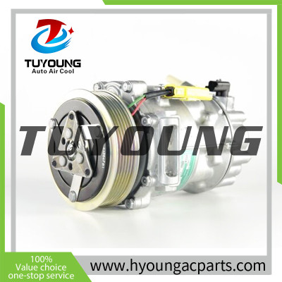 TUYOUNG China supply auto ac compressor SD7C16 for CITROEN BERLINGO C4 I Saloon Box Body/MPV PEUGEOT 3008 MPV PARTNER TEPEE 1608473380 1631054580, HY-AC2310