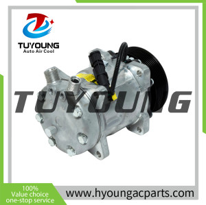 TUYOUNG China factory direct sale auto air conditioning compressor SD7H15HD for universal vehicles,24V , 14SD6008NC  14SD8117NC, HY-AC2323