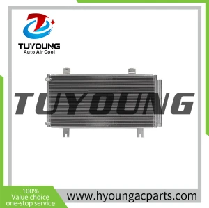 TUYOUNG China good quality auto air conditioning Condenser Parallel Flow for Honda Fit 2019-, 80100-T04-M02，HY-CN393