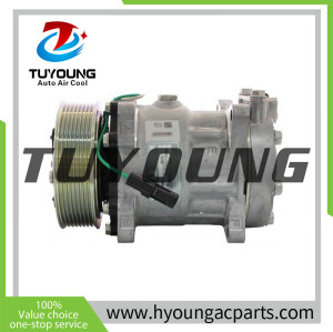 TUYOUNG China factory direct sale auto air conditioning compressor SD7H15 8247 for RENAULT NISSAN, 24V , 92600LA300