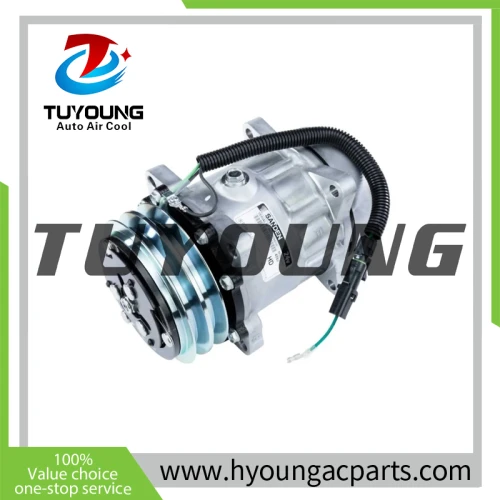 TUYOUNG auto air conditioning compressor SD 7H15 for Sanden universal vehicles 24V, Sanden 4862 87522165 75251988 YN4371900301RC