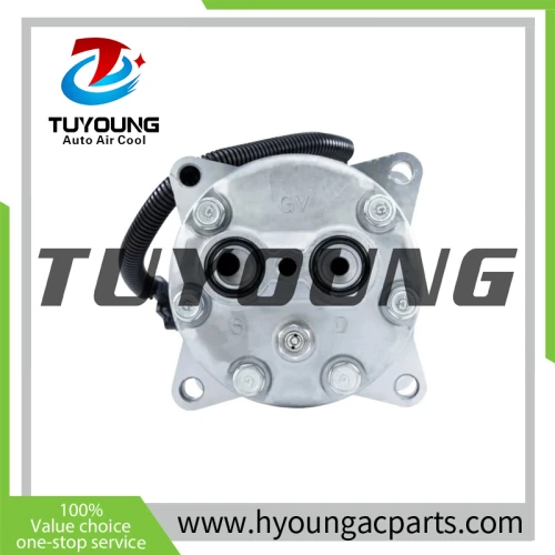 TUYOUNG auto air conditioning compressor SD 7H15 for Sanden universal vehicles 24V, Sanden 4862 87522165 75251988 YN4371900301RC