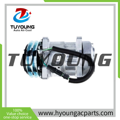 TUYOUNG China factory direct sale auto air conditioning compressor SD 7H15 for Sanden universal vehicles 24V, Sanden 4862, HY-AC2347M