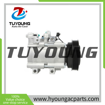 TUYOUNG China factory direct sale auto air conditioning compressor HS18 for Hyundai Santa Fe 2.0 CRDi 12V, 97701-3A470, HY-AC2347