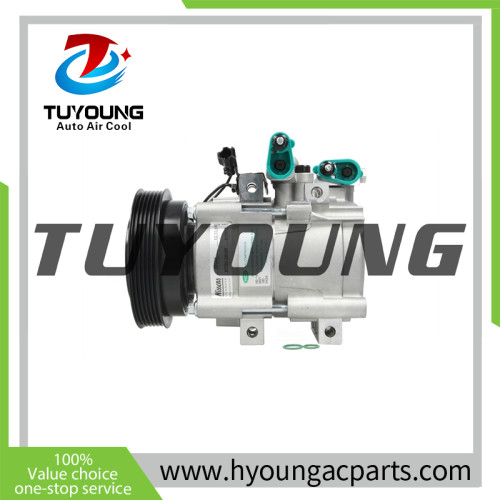 TUYOUNG China factory direct sale auto air conditioning compressor HS18 for Hyundai Santa Fe 2.0 CRDi 12V, 97701-3A470, HY-AC2347