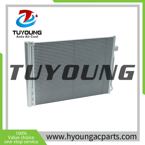 TUYOUNG China supply auto air conditioning Condenser Parallel Flow for BMW X5/X6 2008-2017 , CN 3738PFXC 64536972553  64509239992，HY-CN397